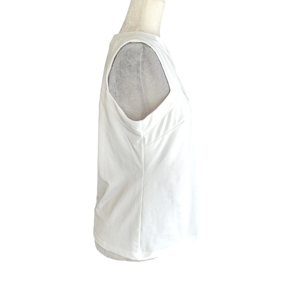 Gretchen Scott White Built-in Bra Tank Top - S - Picture 6 of 12